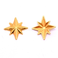 Alloy Cabochons, Epoxy Resin Supplies Filling Accessories, for Resin Jewelry Making, Star, Cadmium Free & Lead Free, Golden, 15.5x15.5x2.5mm(PALLOY-WH0076-94G-RS)