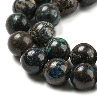 Natural Chrysocolla Beads Strands(G-A219-A04-02)-3