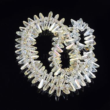 Chapelets de perles en verre galvanoplastique(EGLA-S176-05B-B09)-2