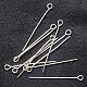Silver Color Plated Brass Eye Pin Jewery Making Findings(X-EPC3.0cm-S)-1