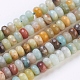 Natural Flower Amazonite Beads Strands(G-J375-13-5x8mm)-1