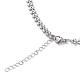 304 Stainless Steel Cobs Chain Necklace for Men Women(STAS-B039-11P)-3