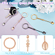 12Pcs 4 Colors Alloy Mini Crown Spoon Pendant Keychain(KEYC-HY0001-15)-4