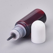 Epoxy Resin Pigment, Liquid Epoxy Resin Dye Transparent Colorant, for UV Resin Coloring, DIY Resin Art Jewelry Making, Red, 67x21mm, Net Content: 10ml(AJEW-WH0109-15C)