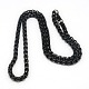 Trendy Men's 201 Stainless Steel Box Chain Necklaces(NJEW-L043C-46B)-1