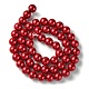 Eco-Friendly Glass Pearl Beads Strands(HY-A008-8mm-RB084)-2