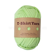 Polyester Cloth Yarn, For Hand Knitting Thick Thread, Crochet Cloth Yarn, Lime Green, 20mm, about 32.81 Yards(30m)/Skein(PW-WG96103-06)