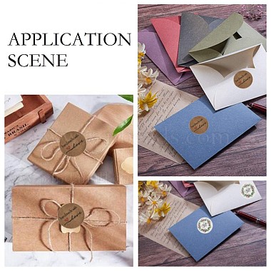 Self-Adhesive Kraft Paper Gift Tag Stickers(DIY-G013-A01)-6