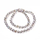 transparentes perles de verre de galvanoplastie brins(GLAA-C025-02F)-3