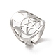 304 verstellbare Ringe aus Edelstahl für Damen(RJEW-G291-01P)-1
