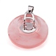 Cherry Quartz Glass Pendants(KK-F751-D22)-3