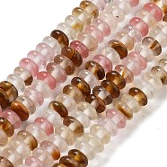 Cherry Quartz Glass Beads Strands, Rondelle, 4~4.5x2~2.5mm, Hole: 1mm, about 157~162pcs/strand, 15.16~15.55''(38.5~39.5cm)(G-K343-C16-01)