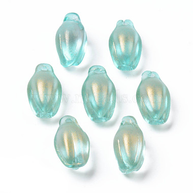 Transparent Spray Painted Glass Pendants(GLAA-S190-016A-01)-2