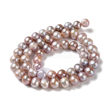 Natural Cultured Freshwater Pearl Beads Strands(PEAR-E018-19A)-2