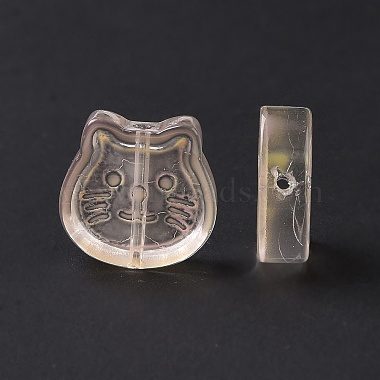 Perles de verre peintes par pulvérisation transparent(GLAA-I050-13K)-4