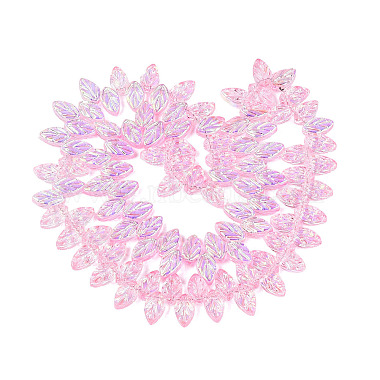 Electroplate Transparent Glass Beads Strands(EGLA-N056-03A-05)-2