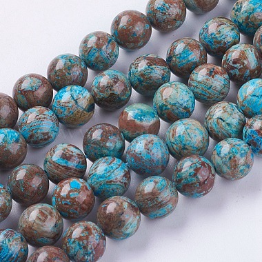 4mm Colorful Round Striped Agate Beads