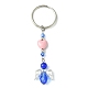 porte-clés pendentif en verre et acrylique(KEYC-JKC00642-04)-1