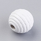 Natural Maple Wood Beehive Beads(X-WOOD-Q030-48C)-2