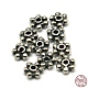 925 Sterling Silver Daisy Spacer Beads(X-STER-A010-167)-1