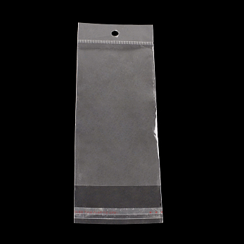 Rectangle OPP Cellophane Bags, Clear, 26.5x11cm, Unilateral Thickness: 0.035mm, Inner Measure: 21x11cm
