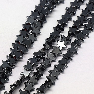Electroplate Non-magnetic Synthetic Hematite Beads Strands(G-J173-6x6mm-05)-1