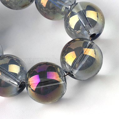 Chapelets de perles en verre galvanoplastique(EGLA-Q062-8mm-A03)-4