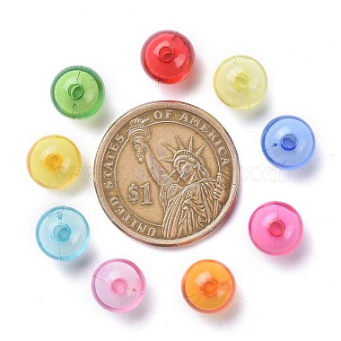 Perles en acrylique transparente(X-TACR-S092-10mm-M)-5