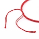 Изготовление плетеных браслетов из нейлоновой нити(AJEW-JB00922)-4
