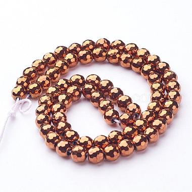 Non-magnetic Synthetic Hematite Beads Strands(G-G092-2mm)-3