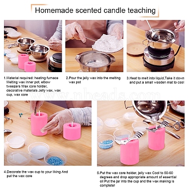 kits de fabrication de bougies bricolage(DIY-PH0026-78)-4