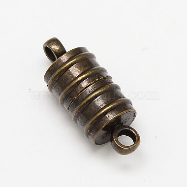 Brass Magnetic Clasps with Loops(KK-MC028-AB-NF)-2