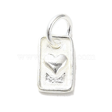 Silver Rectangle Sterling Silver Charms
