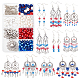 SUNNYCLUE DIY Independence Day Theme Earring Making Kit(DIY-SC0018-29)-1