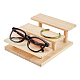 Présentoirs à lunettes en bois massif à 3 niveaux(ODIS-WH0043-31)-1