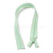 Garment Accessories, Nylon Zipper, Zip-fastener Components, Pale Green, 40x2.5cm(FIND-WH0006-40cm-248)