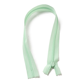 Garment Accessories, Nylon Zipper, Zip-fastener Components, Pale Green, 40x2.5cm