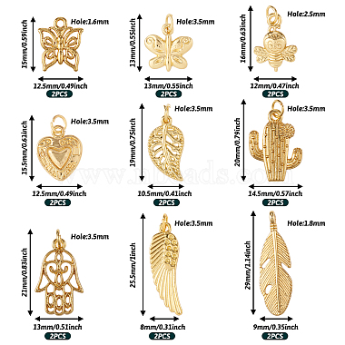 18Pcs 9 Style Alloy Pendants(FIND-TA0003-38)-4