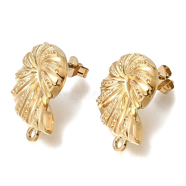 304 Stainless Steel Stud Earring Findings(STAS-D391-04B-G)-1