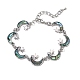 Natural Shell Link Chain Bracelet for Women(PW-WG31200-01)-1