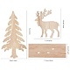 Undyed Platane Wood Home Display Decorations(DJEW-CA0001-01)-5