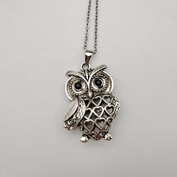 Owl Pendant Necklaces for Women Men