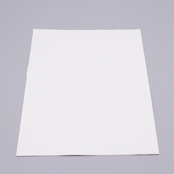 Silicone Single Side Board, with Adhesive Back, Rectangle, White, 300x210x1.5mm