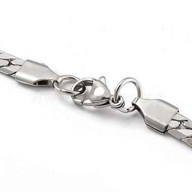 Non-Tarnish 304 Stainless Steel Chain Necklaces(NJEW-P295-01P)-3