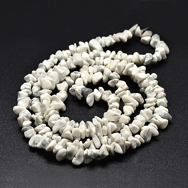 Chip Natural Howlite Beads Strands(X-G-N0134-11)-3