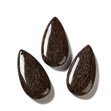 Teardrop Bronzite Pendants