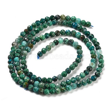 Natural Chrysocolla Beads Strands(G-P514-A03-02-01)-5