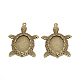 Alloy Pendant Cabochons Settings(PALLOY-WH0079-89AB-RS)-1