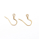 Ion Plating(IP) 304 Stainless Steel French Earring Hooks(STAS-G130-57G)-1