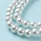 Chapelets de perles en verre nacré(HY-8D-B01)-4
